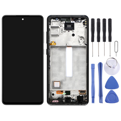 Écran LCD d'origine et numériseur complet avec cadre pour Samsung Galaxy A52 SM-A526 (version 5G)