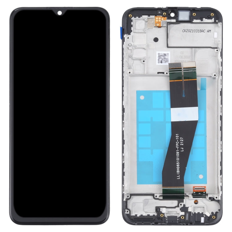 Écran LCD et numériseur complet avec cadre pour Samsung Galaxy M02s (version NL)
