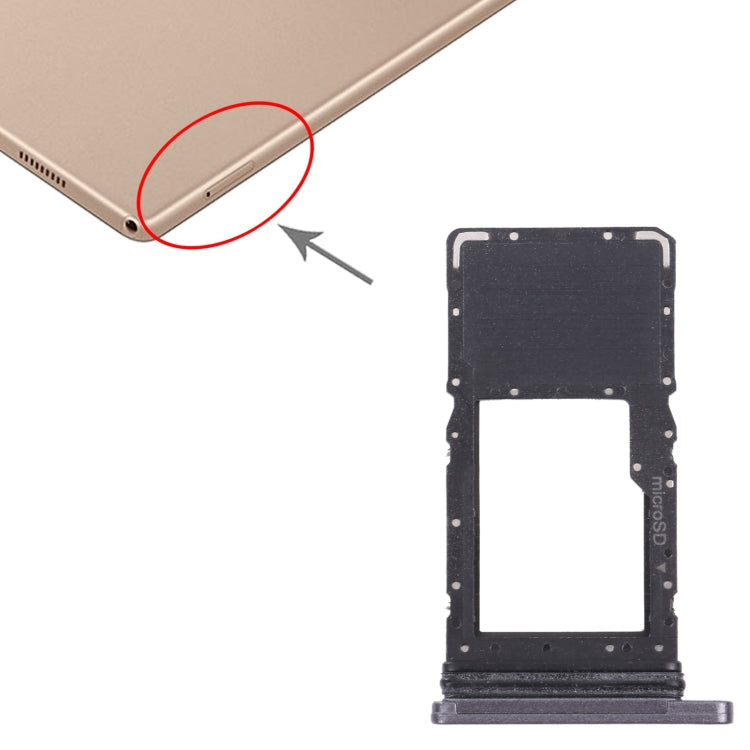 Pour Samsung Galaxy Tab A7 10.4 (2020) SM-T505 Plateau de carte Micro SD