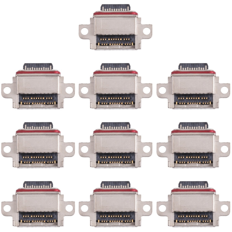 Connecteur de port de charge 10 pièces pour Samsung Galaxy Note10+ / Note10+ 5G SM-N975F, SM-N975U, SM-N9750, SM-N975U1, SM-N975W, SM-N975N, SM-N975X, SCV45, SM-N976F, SM-N976U, SM-N976, SM-N976B, SM-N976N, SM-N976V, SM-N9760, SM-N976Q