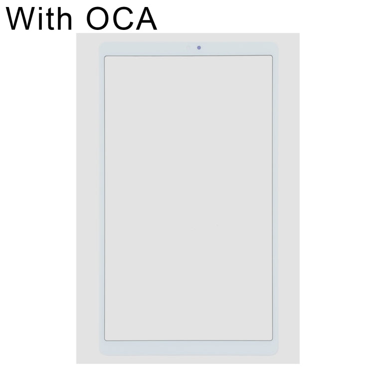 Écran avant Wifi pour Samsung Galaxy Tab A7 Lite SM-T220, lentille extérieure en verre avec adhésif OCA optiquement transparent