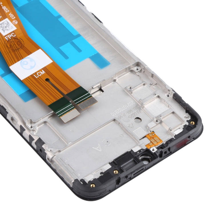 Écran LCD d'origine et numériseur complet avec cadre pour Samsung Galaxy A03s SM-A037