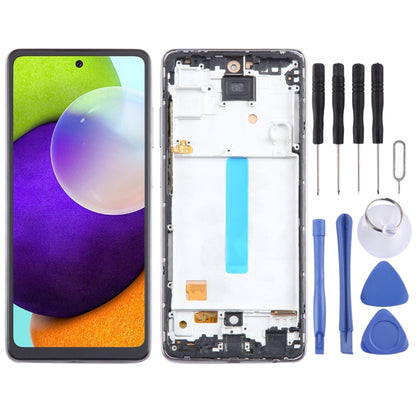 Incell Material Écran LCD et numériseur Assemblage complet avec cadre pour Samsung Galaxy A52 4G SM-A525