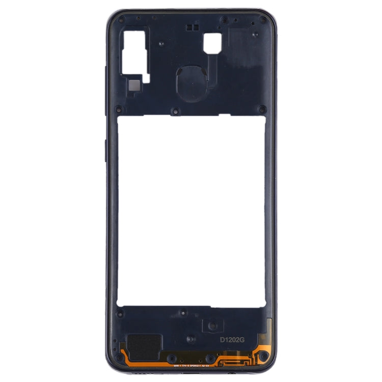 Pour Galaxy A20, plaque de cadre central