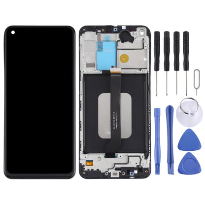 Écran LCD d'origine et numériseur complet avec cadre pour Samsung Galaxy A60 SM-A606