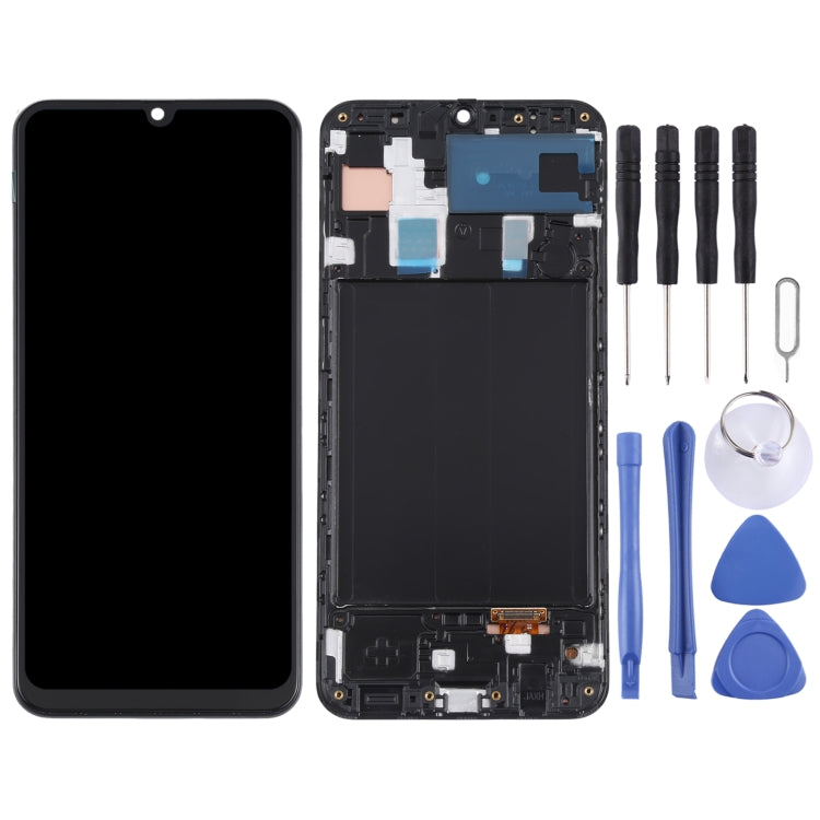 Écran LCD d'origine et numériseur complet avec cadre pour Samsung Galaxy A30 SM-A305