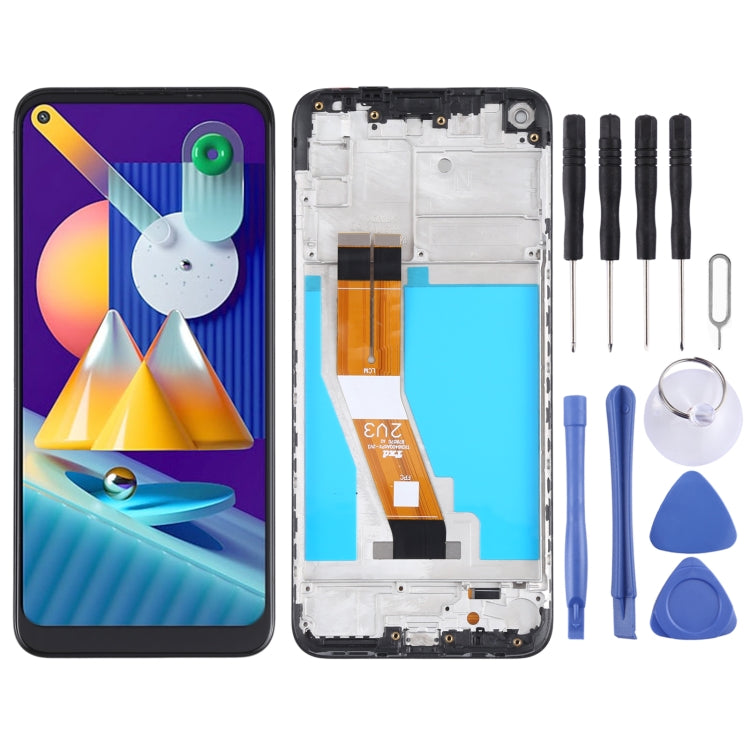 Écran LCD d'origine et numériseur complet avec cadre pour Samsung Galaxy M11 SM-M115