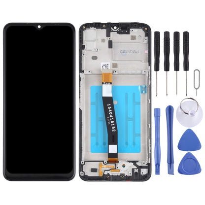 Écran LCD d'origine et numériseur complet avec cadre pour Samsung Galaxy A22 5G SM-A226