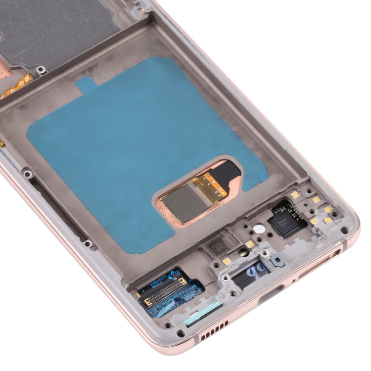 Écran LCD d'origine et numériseur, assemblage complet avec cadre, pour Samsung Galaxy S21 4G/S21 5G SM-G990 SM-G991, For Samsung Galaxy S21 4G/S21 5G