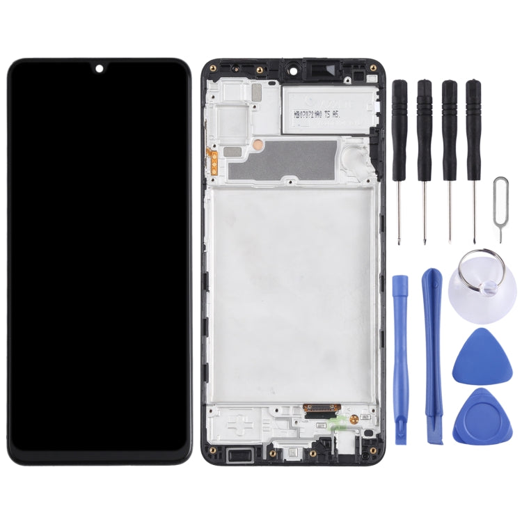 Incell Material Écran LCD et numériseur Assemblage complet avec cadre pour Samsung Galaxy A22 4G