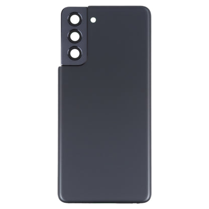 Coque arrière de batterie pour Samsung Galaxy S21 5G, avec couvercle d'objectif d'appareil photo