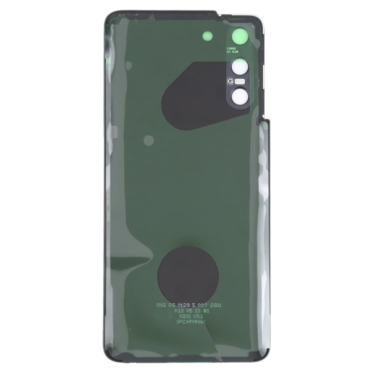 Coque arrière de batterie pour Samsung Galaxy S21 5G, avec couvercle d'objectif d'appareil photo