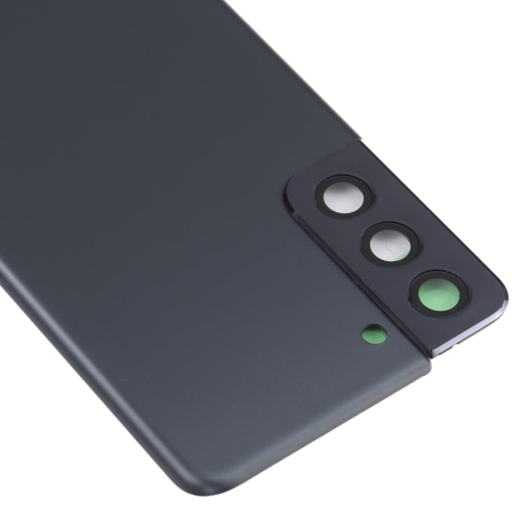 Coque arrière de batterie pour Samsung Galaxy S21 5G, avec couvercle d'objectif d'appareil photo