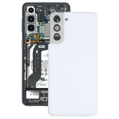 Coque arrière de batterie pour Samsung Galaxy S21 5G, avec couvercle d'objectif d'appareil photo