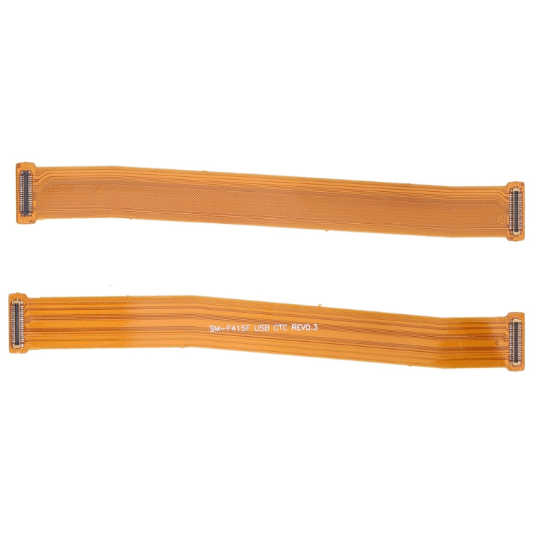 Pour Samsung Galaxy F41 SM-F415, 1 paire de câbles flexibles pour carte mère
