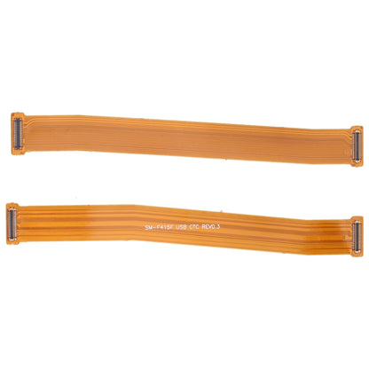 Pour Samsung Galaxy F41 SM-F415, 1 paire de câbles flexibles pour carte mère