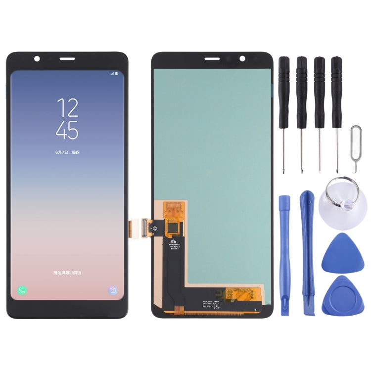 Écran LCD matériel OLED et assemblage complet de numériseur pour Samsung Galaxy A8 Star SM-G8850
