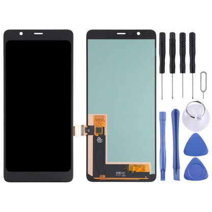 Écran LCD matériel OLED et assemblage complet de numériseur pour Samsung Galaxy A8 Star SM-G8850