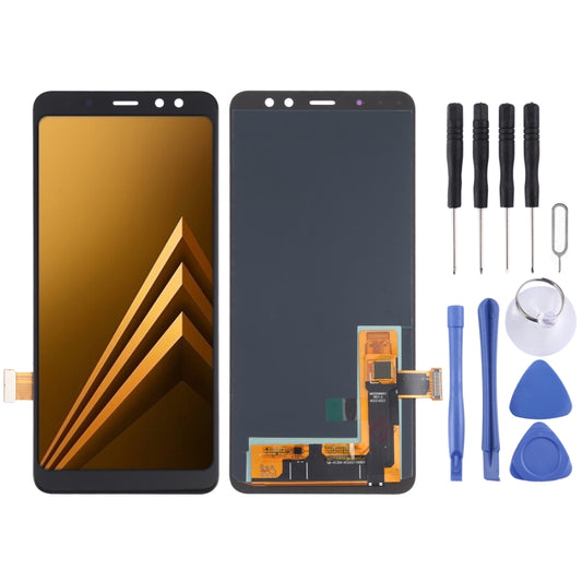 Écran LCD matériel OLED et assemblage complet de numériseur pour Samsung Galaxy A8 (2018) / A5 (2018) SM-A530