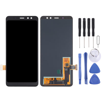 Écran LCD matériel OLED et assemblage complet de numériseur pour Samsung Galaxy A8 (2018) / A5 (2018) SM-A530