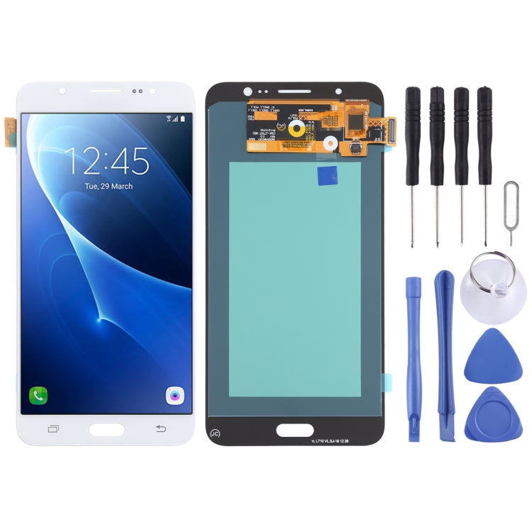 Écran LCD matériel OLED et assemblage complet de numériseur pour Samsung Galaxy J7 (2016) SM-J710