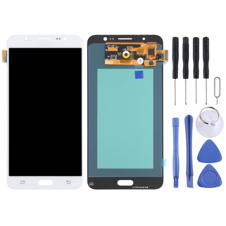 Écran LCD matériel OLED et assemblage complet de numériseur pour Samsung Galaxy J7 (2016) SM-J710