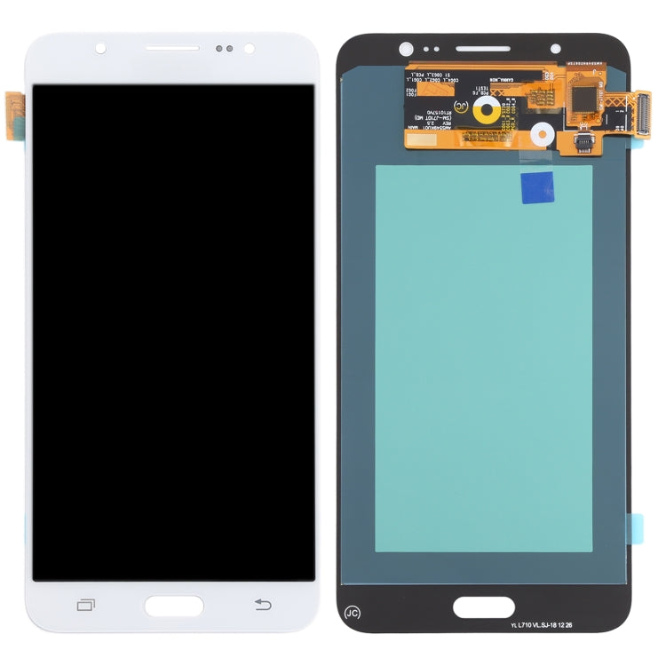 Écran LCD matériel OLED et assemblage complet de numériseur pour Samsung Galaxy J7 (2016) SM-J710