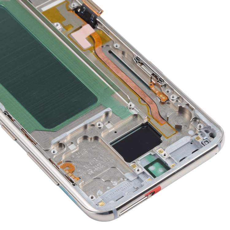 Écran LCD matériel OLED et assemblage complet de numériseur avec cadre pour Samsung Galaxy S8 + SM-G955