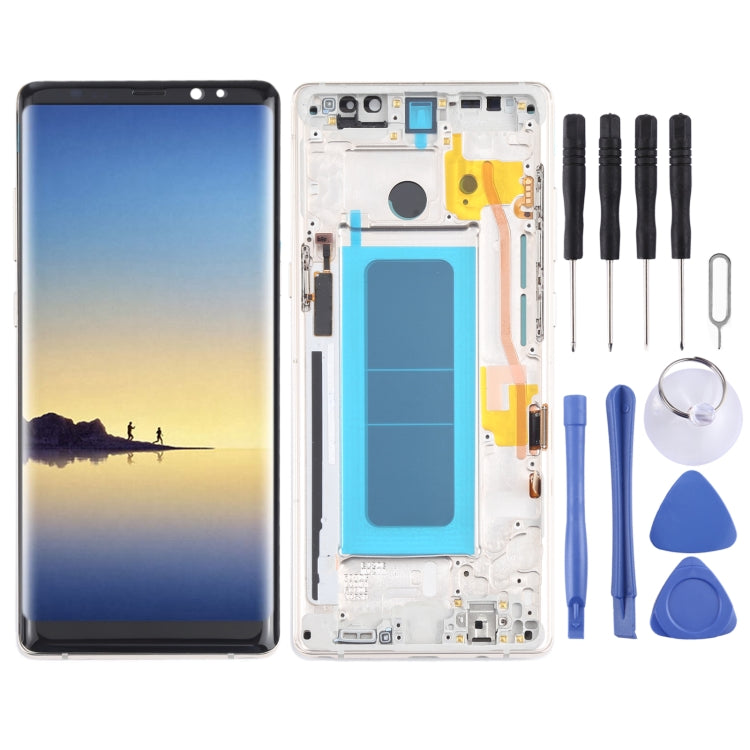 Écran LCD matériel OLED et numériseur complet avec cadre pour Samsung Galaxy Note 8 SM-N950, For Samsung Galaxy Note 8(OLED), For Samsung Galaxy Note 8(OLED Material)