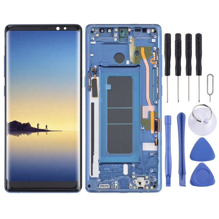 Écran LCD matériel OLED et numériseur complet avec cadre pour Samsung Galaxy Note 8 SM-N950, For Samsung Galaxy Note 8(OLED), For Samsung Galaxy Note 8(OLED Material)