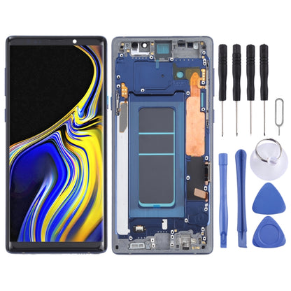 Écran LCD matériel OLED et assemblage complet de numériseur avec cadre pour Samsung Galaxy Note9 SM-N960, For Samsung Galaxy Note9 (OLED), For Samsung Galaxy Note9 (OLED Material)
