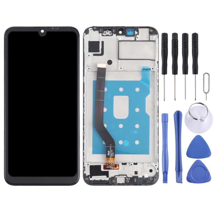 Écran LCD et numériseur complet avec cadre pour Huawei Y7 (2019) (version basse)