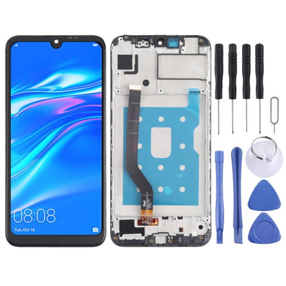 Écran LCD et numériseur complet avec cadre pour Huawei Y7 (2019) (version basse)