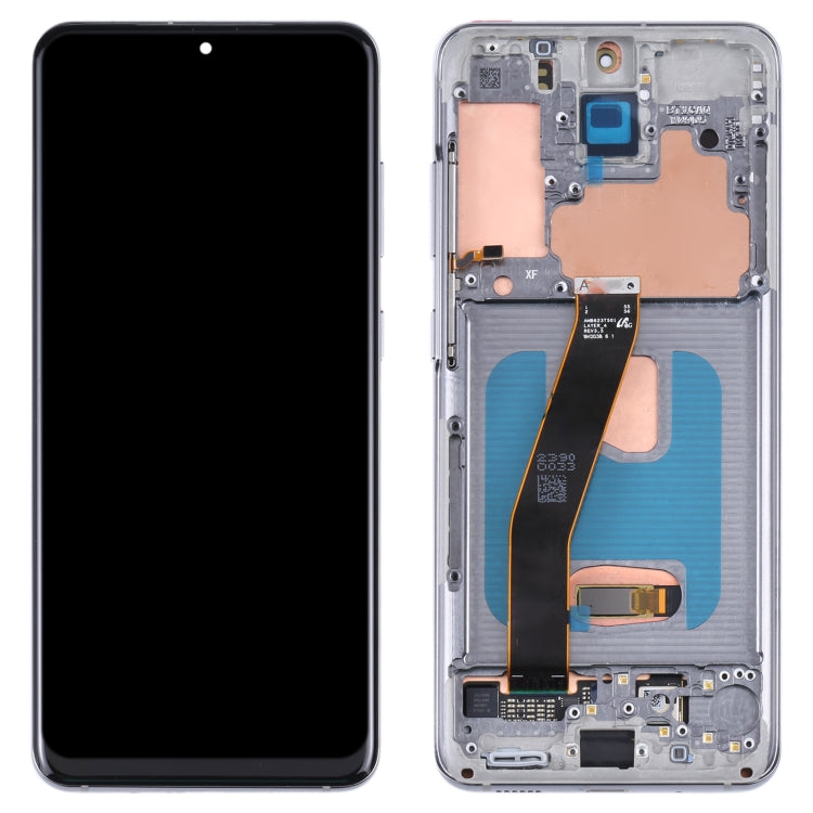 Écran LCD d'origine et numériseur complet avec cadre pour Samsung Galaxy S20 5G SM-G981B, For Samsung Galaxy S20 5G