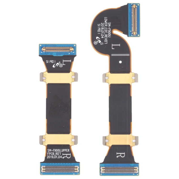 Pour Samsung Galaxy Fold SM-F900, 1 paire de câbles flexibles à axe de rotation d'origine