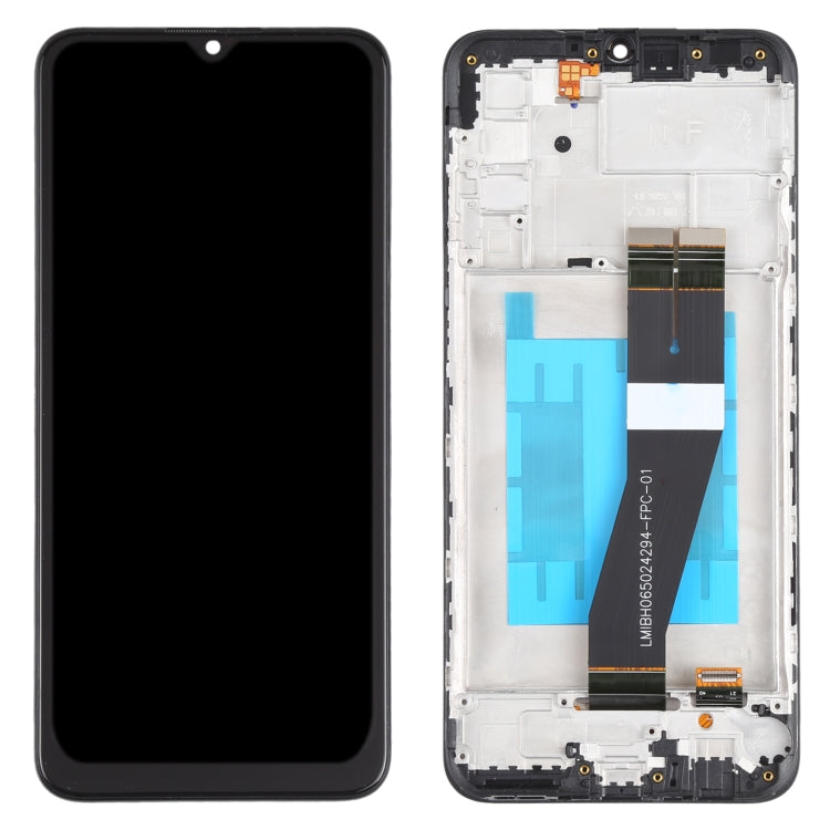 Écran LCD et numériseur complet avec cadre pour Samsung Galaxy M02s (US)