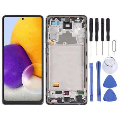 Incell Material Écran LCD et numériseur complet avec cadre (ne prend pas en charge l'identification par empreinte digitale) pour Samsung Galaxy A72 4G SM-A725