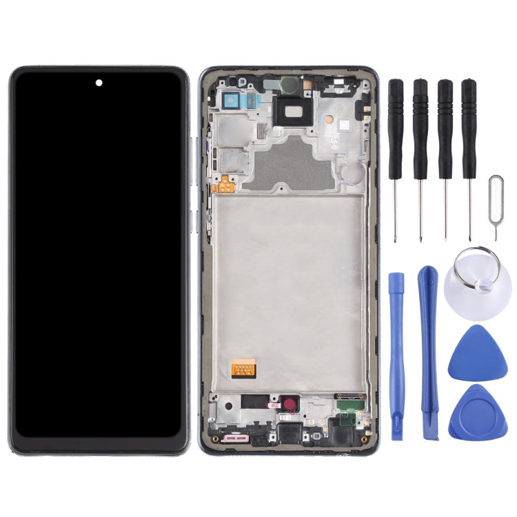 Incell Material Écran LCD et numériseur complet avec cadre (ne prend pas en charge l'identification par empreinte digitale) pour Samsung Galaxy A72 4G SM-A725