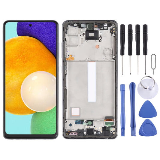 Incell Material Écran LCD et numériseur complet avec cadre (ne prend pas en charge l'identification par empreinte digitale) pour Samsung Galaxy A52 5G SM-A526