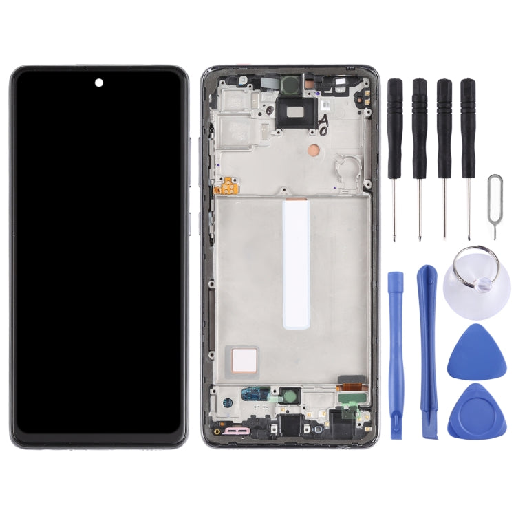 Incell Material Écran LCD et numériseur complet avec cadre (ne prend pas en charge l'identification par empreinte digitale) pour Samsung Galaxy A52 5G SM-A526