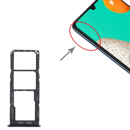 Pour Samsung Galaxy M32 SM-M325 Plateau de carte SIM + Plateau de carte SIM + Plateau de carte Micro SD