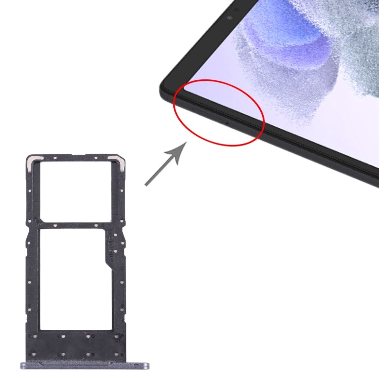Tiroir Carte SIM + Tiroir Carte Micro SD pour Samsung Galaxy Tab A7 Lite SM-T225