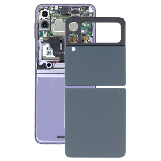 Pour Samsung Galaxy Z Flip3 5G SM-F711B Couvercle arrière de la batterie en verre