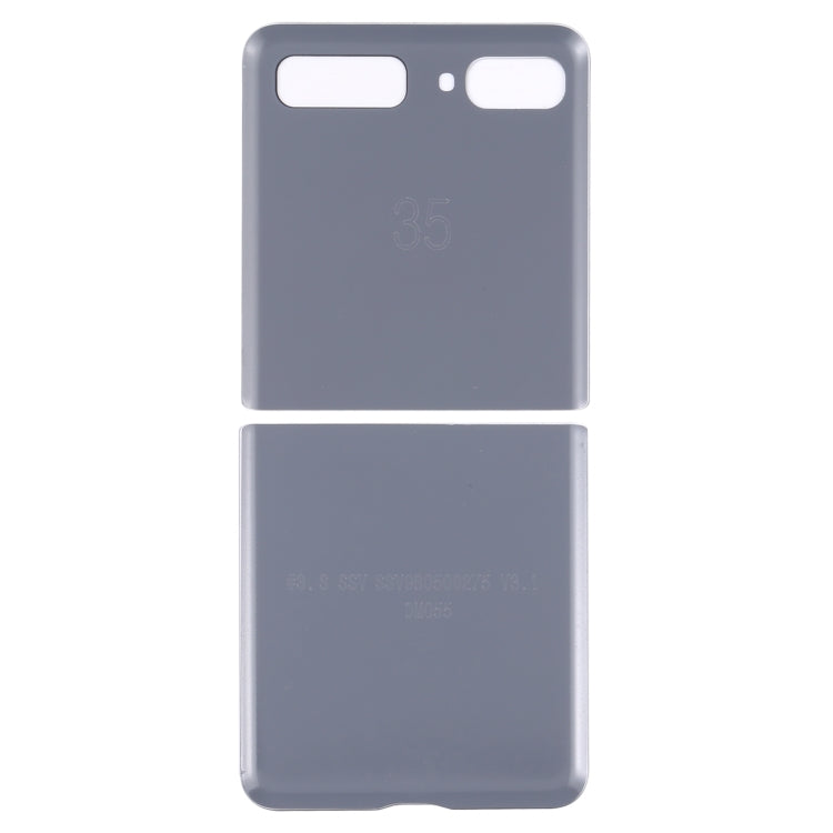 Pour Samsung Galaxy Z Flip 4G SM-F700 Couvercle arrière de la batterie en verre