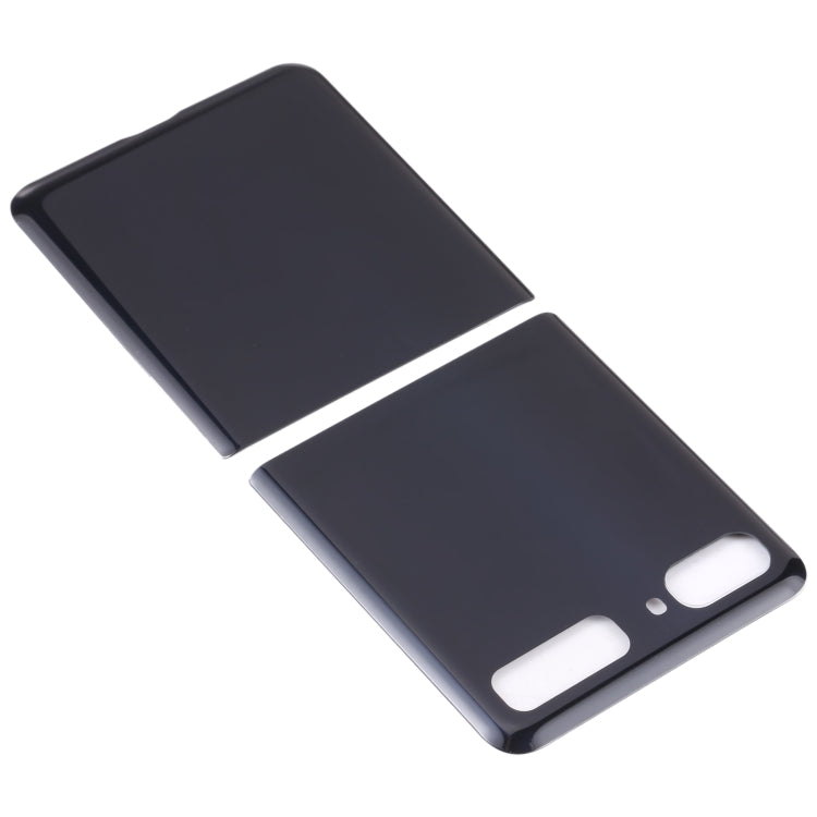 Pour Samsung Galaxy Z Flip 4G SM-F700 Couvercle arrière de la batterie en verre