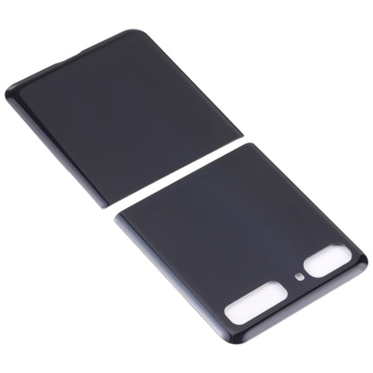Pour Samsung Galaxy Z Flip 4G SM-F700 Couvercle arrière de la batterie en verre