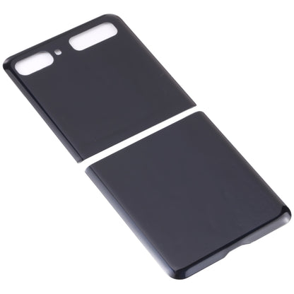 Pour Samsung Galaxy Z Flip 4G SM-F700 Couvercle arrière de la batterie en verre