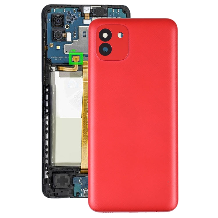 Pour Samsung Galaxy A03 SM-A035F Couvercle arrière de la batterie