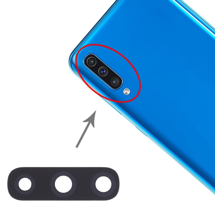 Pour Galaxy A50 10pcs objectif de caméra arrière