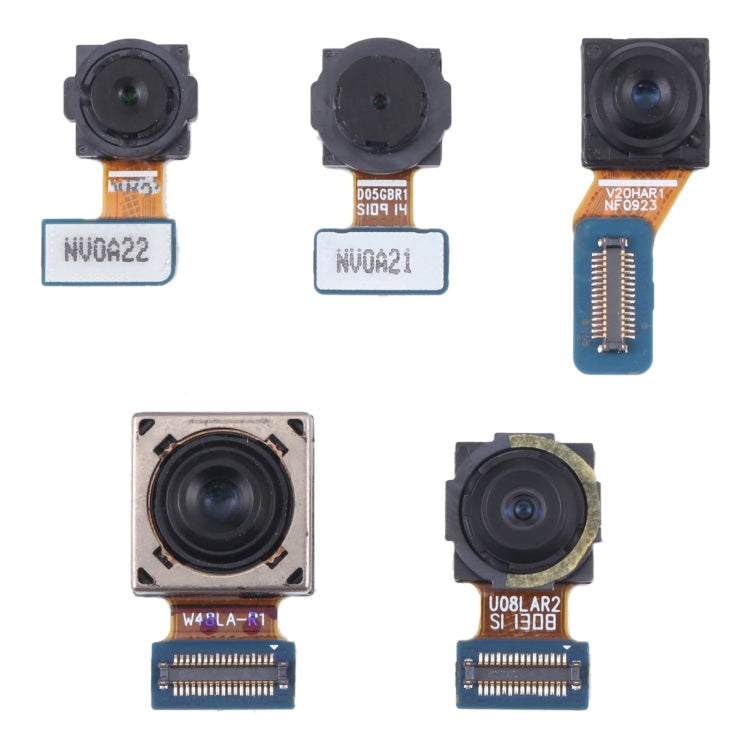 Pour Samsung Galaxy A42 5G SM-A426 ensemble de caméra d'origine (profondeur + Macro + large + caméra principale + caméra frontale)